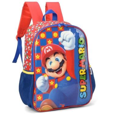 Imagem de Mochila de Costas Super Mario - Vermelho - Luxcel