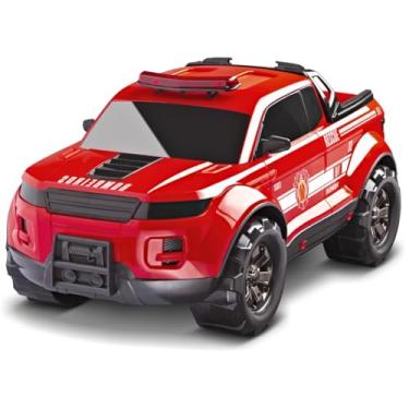 Imagem de Roma Jensen Br, Roma Brinquedos Caminhonete Pick-Up Force Fire, 40,5 cm, Cor Vermelho