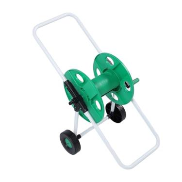 Imagem de Grcfumo Carrinho de carretel de mangueira de jardim, carrinho portátil de moldura de mangueira de água com rodas, caminhão de plantio de água de push à mão, faz com que o caminhão