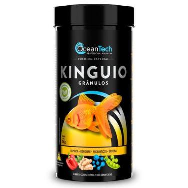 Imagem de Ração Kinguio Grânulos 75g Oceantech Peixe Dourado Carpa Koi - Ocean T