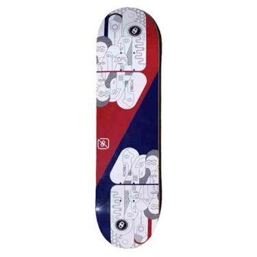 Imagem de Shape Posible Maple 8.0 Vermelho e Azul-Unissex