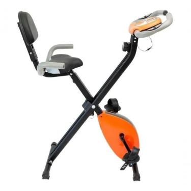 Imagem de Bicicleta Ergometrica Dobravel Laranja E Preto