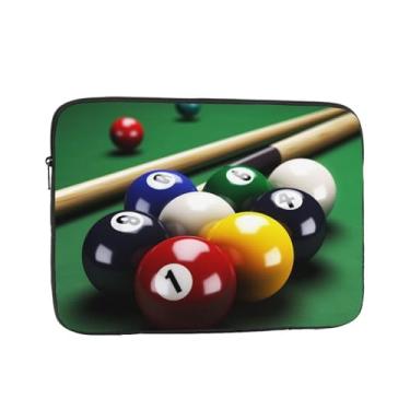 Imagem de Capa protetora para notebook de bilhar de 13 polegadas à prova de choque, resistente à água, bolsa para computador, bolsa para computador, portátil, para homens e mulheres