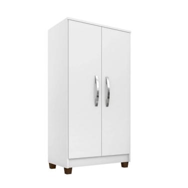 Imagem de Armário Multiuso 2 Portas Bistrol - Branco - ÉdeCasaMóveis