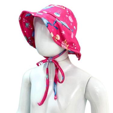 Imagem de Chapéu Infantil Proteção Solar Uv 50+ Praia C/ Forro Interno - Jagar, 