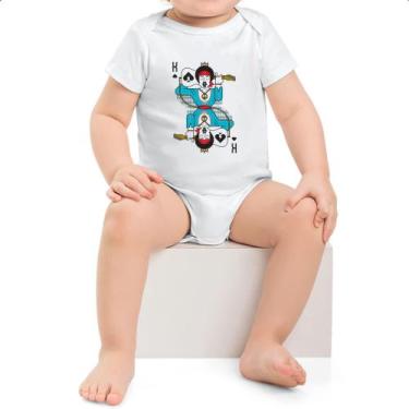 Imagem de Body infantil Baralho Rei Jimi Hendrix - Alearts, GG