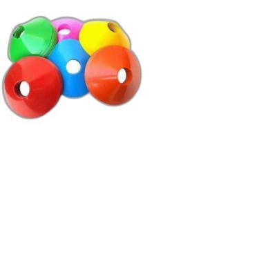 Imagem de Kit 20 Itens Para Treino Funcional E Agilidade -Cone E Prato - Infinit