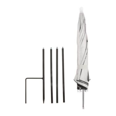 Imagem de MotiveTech Cobertura de Jardim para Proteção de Plantas com Design de Guarda-chuva, Prata, Tamanho real