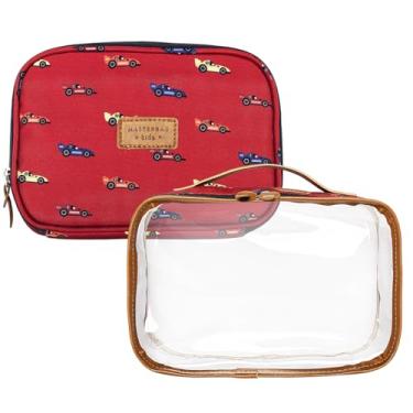 Imagem de Caixa de Necessaire Kids Carros Vermelha Masterbagbaby