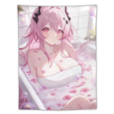 Imagem de LIEGBMEU Sexy Bikini Hot Anime Girl Tapeçaria 152.4 cm x 203.2 cm Interior Exterior Wall Quilt Art Decoração de Tapeçaria Caprichosa, AF215