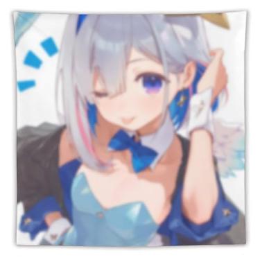 Imagem de LIEGBMEU Tapeçaria de biquíni sexy anime menina 152.4 cm x 152.4 cm interior exterior parede colcha arte decoração de tapeçaria caprichosa, AF402