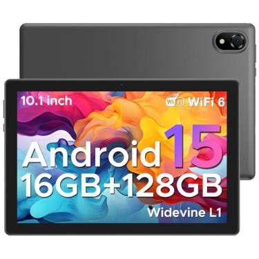 Imagem de DOOGEE Tablet U10 Android 15 com 10 polegadas, 16 GB de RAM + 128 GB ROM (2TB TF), WiFi 6 tablets infantis com 5060mAh, conector de 3,5 mm, Widevine L1, 8MP + 5MP, BT 5.0, OTG