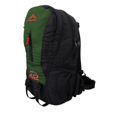 Imagem de Mochila Commuter 42 - Verde Com Preto - Ref. 1442 - Trilhas & Rumos