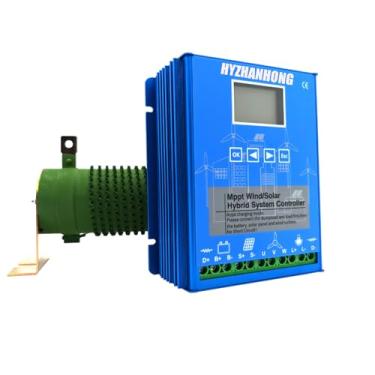 Imagem de 220v,HYZHANHONG 10000W MPPT Controlador de carga solar 12V 24V 48V, Controlador de carga híbrida solar eólica com carga de despejo para turbina eólica & painel solar, 10000W-48V