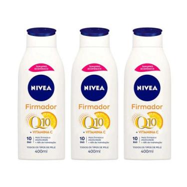 Imagem de NIVEA Firmador Q10 + Vitamina C Kit com 3 unidades - Loção Hidratante,