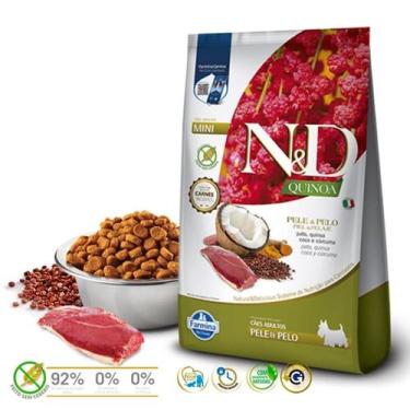 Imagem de Ração N&D Quinoa Pele E Pelo Para Cães Adultos Porte Mini E - Farmina