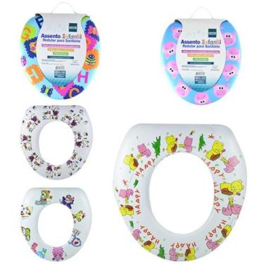 Imagem de Redutor De Assento Sanitario Para Vaso Infantil Adaptador Acolchoado C