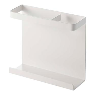 Imagem de Yamazaki Embrulho magnético doméstico ou suporte de folha de alumínio – Armazenamento de cozinha, organizador magnético – aço