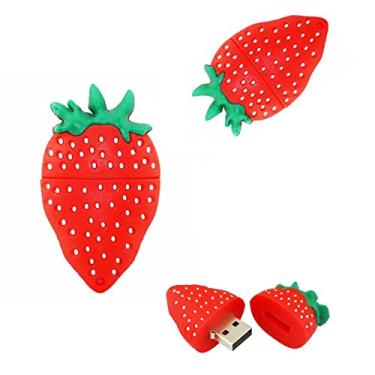 Imagem de Pen drive USB de 16 GB - Berry USB Flash Drive - Dispositivo de armazenamento de morango (morango)