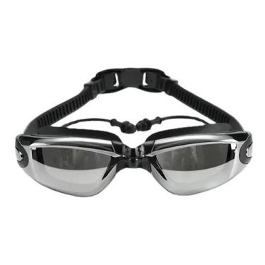 Imagem de Oculos de Nataçao Protetor Ouvido Auricular Mergulho Antiembaçamento L
