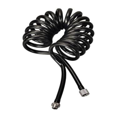 Imagem de Kokiya Adaptador de mangueira de injeção de ar M7, restritor de curvatura, mangueira de compressor de ar, mola de poliuretano, 180 cm