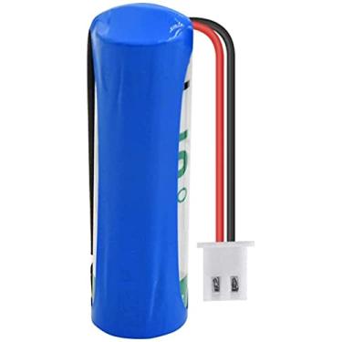 Imagem de Bateria recarregável de íon de lítio para baterias 14500 Li-Socl2 3 6V 2000 mAh bateria com plugue conector para computadores medidor de água 2 peças