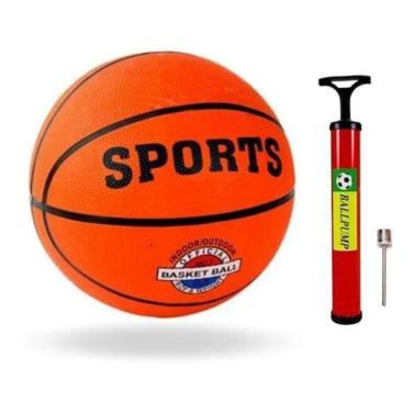 Imagem de Bola De Basquete Tamanho Oficial Pro Nº7 + Bomba Com Bico