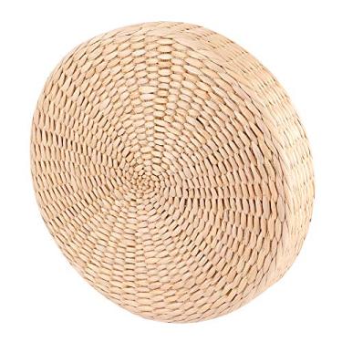 Imagem de aqxreight Pouf de Almofada Redonda da Família para Tatami Zen e Decoração da Cerimônia de chá