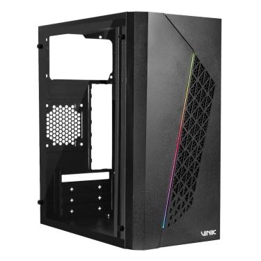 Imagem de Gabinete Gamer Vinik Beam Preto Lateral Acrilico - Ggbacbk