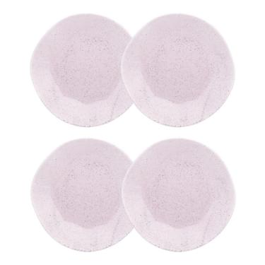 Imagem de Conjunto 4 Pratos Rasos 27,5cm Ryo Pink Sand Porcelana Oxford