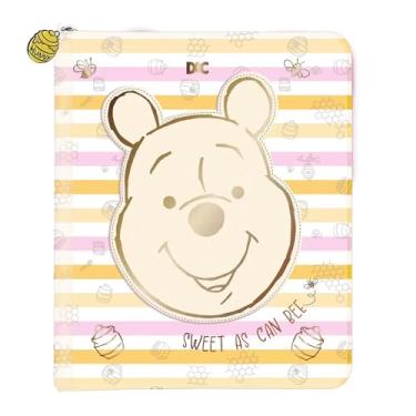 Imagem de DAC - Caderno Argolado Universitário PVC com 48 folhas Fechamento em Zíper - Pooh