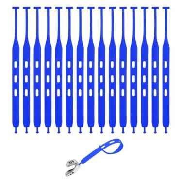 Imagem de 15un Protetor Bucal para Rugby Apenas Amarra, Alça Reposição Universal Futebol para Jovens Entusiastas Rugby Futebol Hóquei Boxe Acessórios e Presentes (Azul)