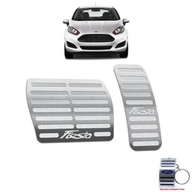Imagem de Pedaleira Ford New Fiesta Automático 2011 Até 2019 Aço Inox
