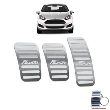 Imagem de Pedaleira Ford New Fiesta Manual 2011 Até 2019 Aço Inox