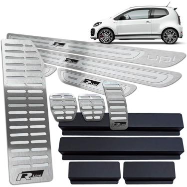 Imagem de Descanso Pedaleira Manual Soleira Prata AR Up R-line 4 Porta