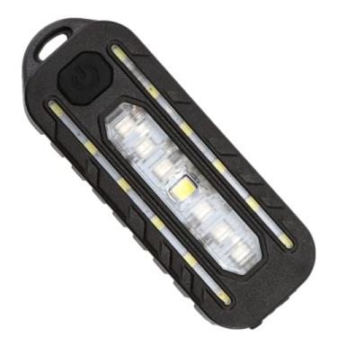 Imagem de Luz de baú policial para caminhadas noturnas, colete tático de LED, mochila com clipe para cinto, ombro, capacete, lanterna recarregável por USB vermelha e azul, lanterna traseira de aviso de