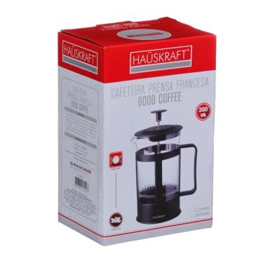 Imagem de Cafeteira prensa francesa good coffee preta 350ml