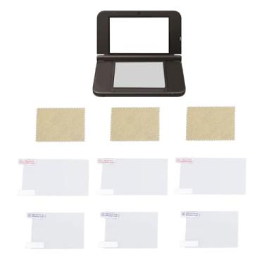 Imagem de ASHATA para Protetor de Tela 3DS XL LL, Protetor de Tela de 3 Pacotes de Vidro Temperado e Filme PET Com Luz Anti-reflexo Anti-azul, para Console de Jogos 3DS XL LL