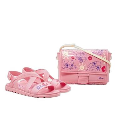 Imagem de Grendene Kids, Sandália Infantil Grendene Kids Disney Stitch Rosa 23269 Tamanho:32/33;Cor:Rosa