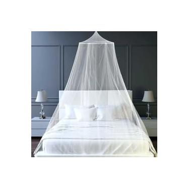 Imagem de Tela Mosquiteiro de Teto Universal, Proteção Contra Insetos, Branco, Estilo Clássico