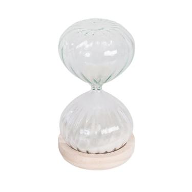 Imagem de Beachcombers Ampulheta de areia verde de 5 minutos, 8,5 cm, vidro