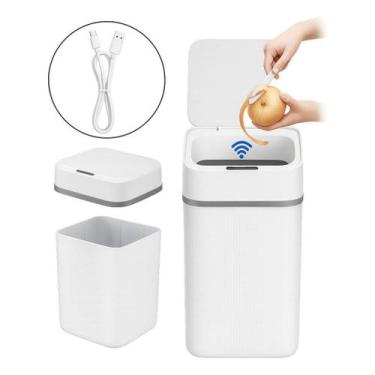 Imagem de Lixeira Automática Com Sensor 18 Litros - Versatik