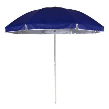 Imagem de Guarda-Sol 2,60 Metros MOR Alumínio Azul com Proteção 100 FPS