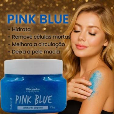 Imagem de Esfoliante Corporal Rhenuks Pink Blue 300g Renovação e Maciez