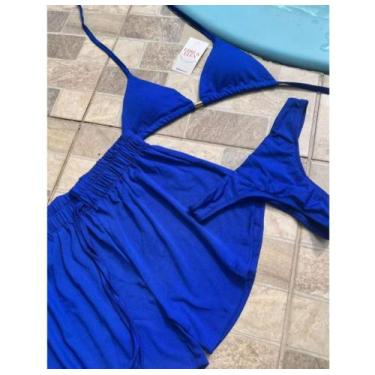 Imagem de Biquíni com Short  Conjunto Completo 3 Peças para o Verão - BEA FASHIO