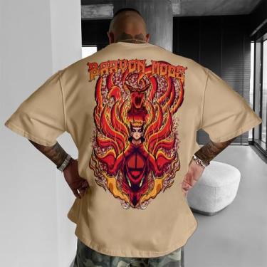 Imagem de Camiseta Naruto Kurama Kyuubi Konoha Treino Gym Academia - Fábrica, Be