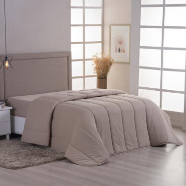 Imagem de Edredom Minimal King Super Macio Malha 100% Algodão 01 Peça - Bege