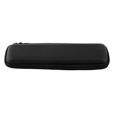 Imagem de Akozon 1PC Black EVA Shell Shell Pen Pen Lápis Pouch para Artigos de Papelaria, Porta de Cigarro Eletrônico, Bolsa de Armazenamento Leve