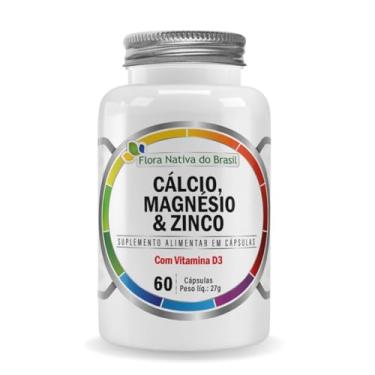 Imagem de Cmz (Cálcio, Magnésio, Zinco e D3) 500mg 60 Cápsulas Flora Nativa