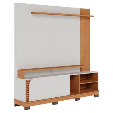 Imagem de Estante Home TV 75 Polegadas 2 Portas 182 Cm Jurere Colibri Off White 